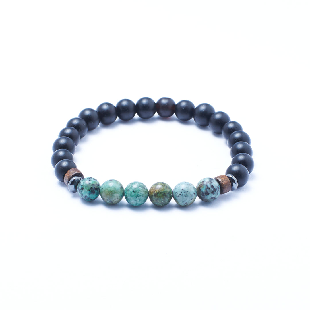 Set of 3 Blood stone Bracelets | Salty