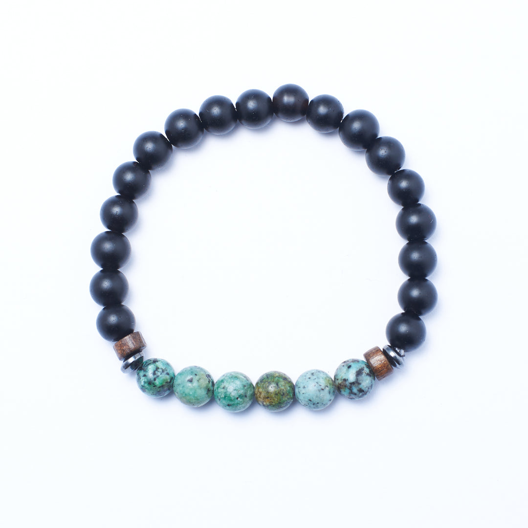 Set of 3 Blood stone Bracelets | Salty