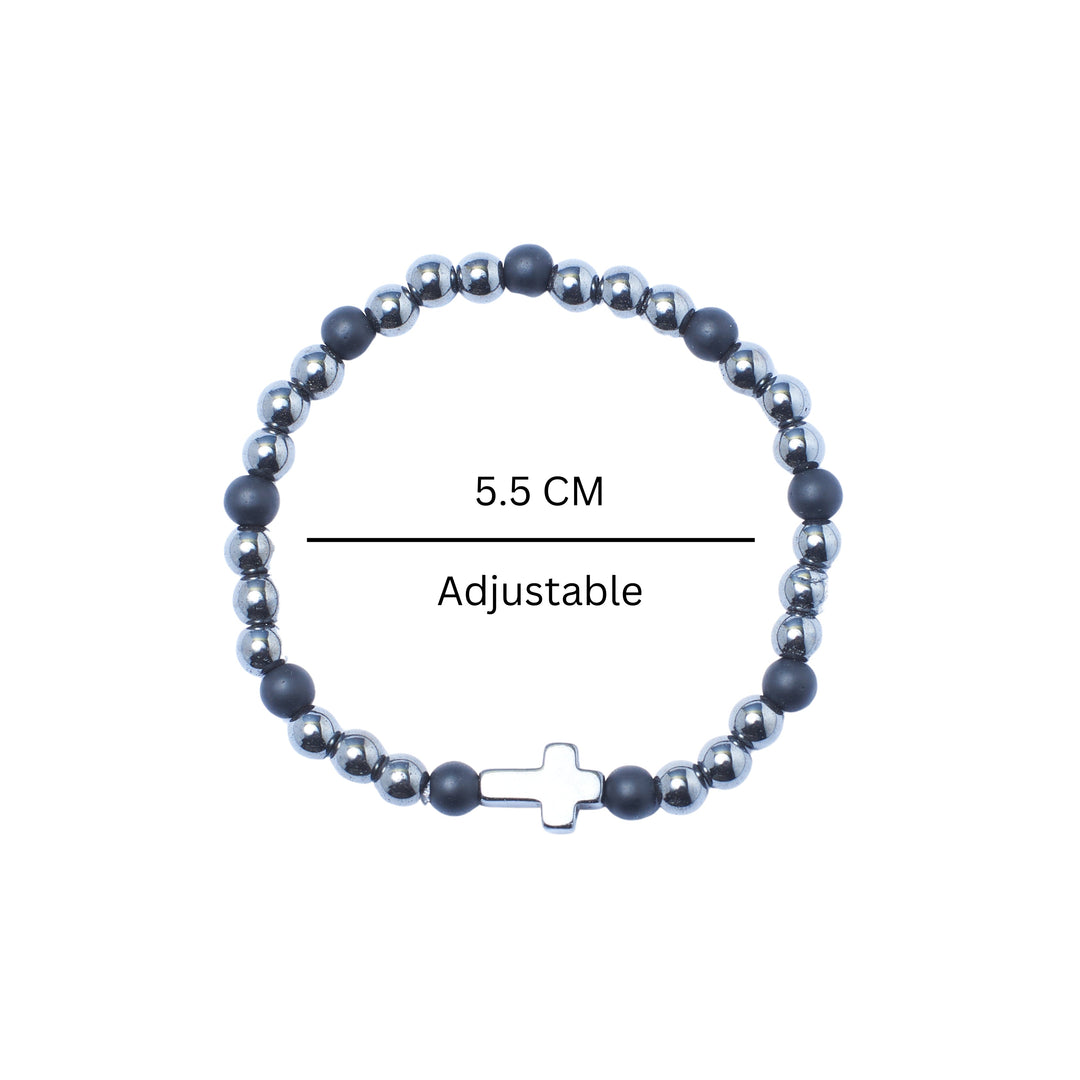 Set of 3 Midnight Mercy Beaded Bracelets - Salty Accessories