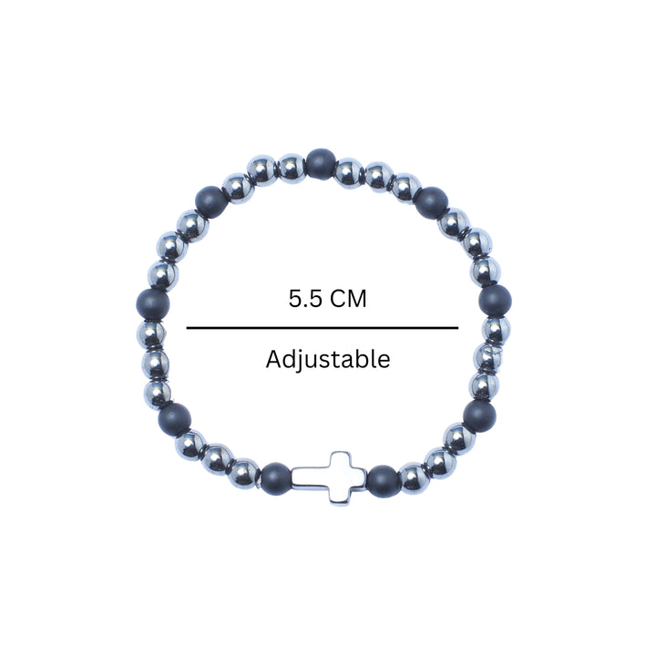 Set of 3 Midnight Mercy Beaded Bracelets - Salty Accessories