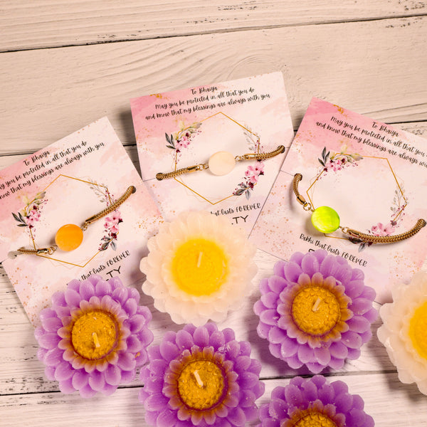 Set of 3 Mis Match Colour Rakhi