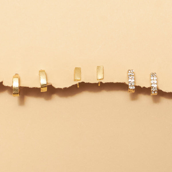 Set of 3 Office wear Earrings Set