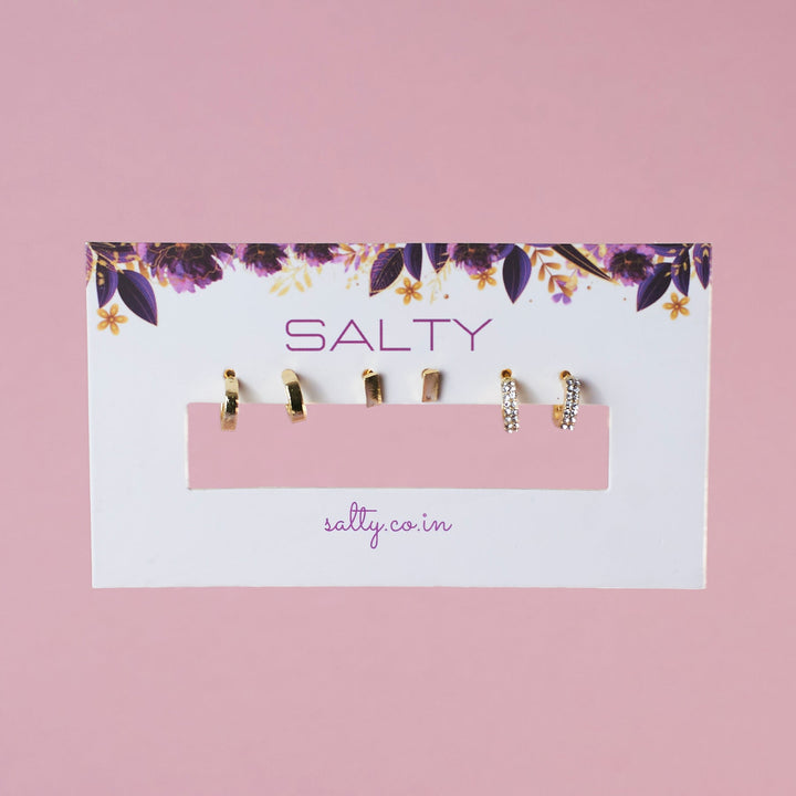 Set of 3 Office wear Earrings Set