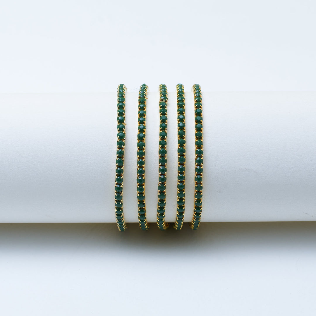 Set of 5 Jade Stackable Bands