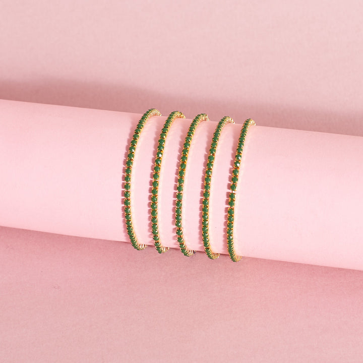 Set of 5 Jade Stackable Bands