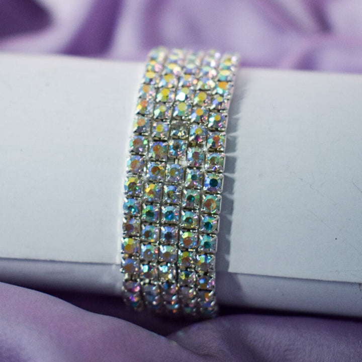 Set of 5 Shimmer Disco Stackable Bands - Salty Accessories