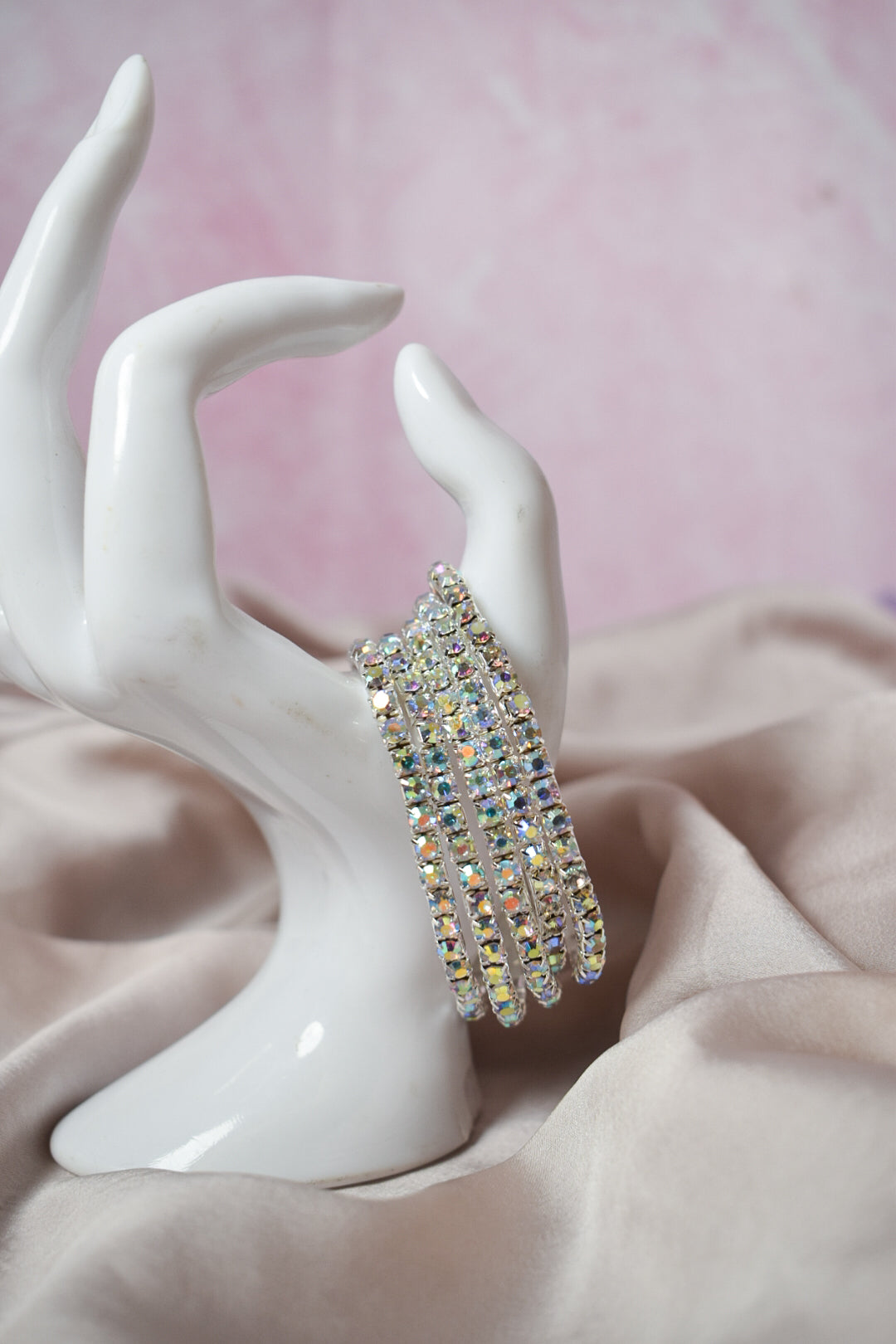 Set of 5 Shimmer Disco Stackable Bands - Salty Accessories