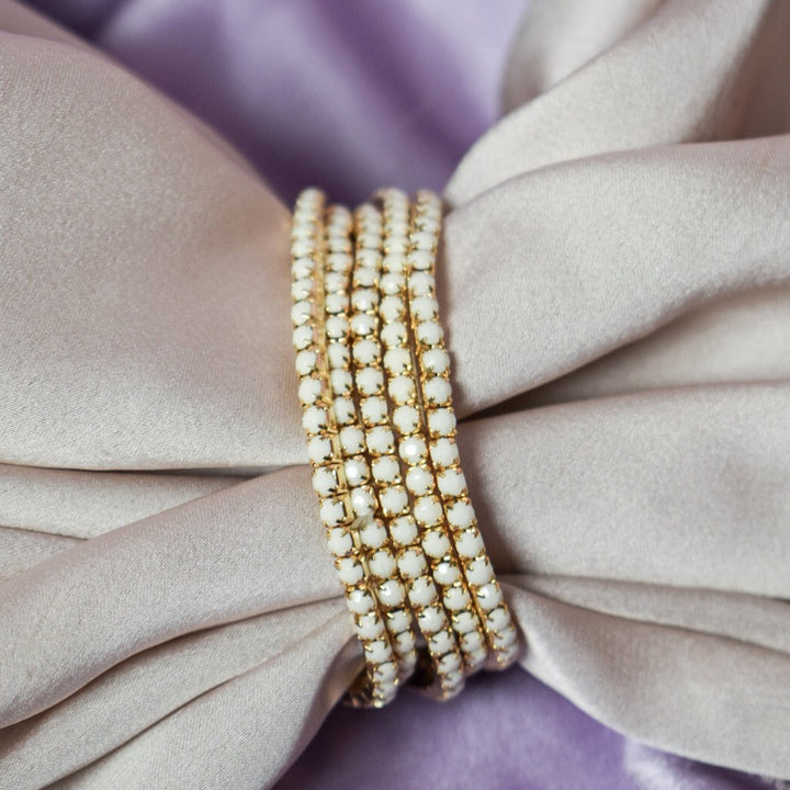 Set of 5 Subtle Shade Stackable Bands