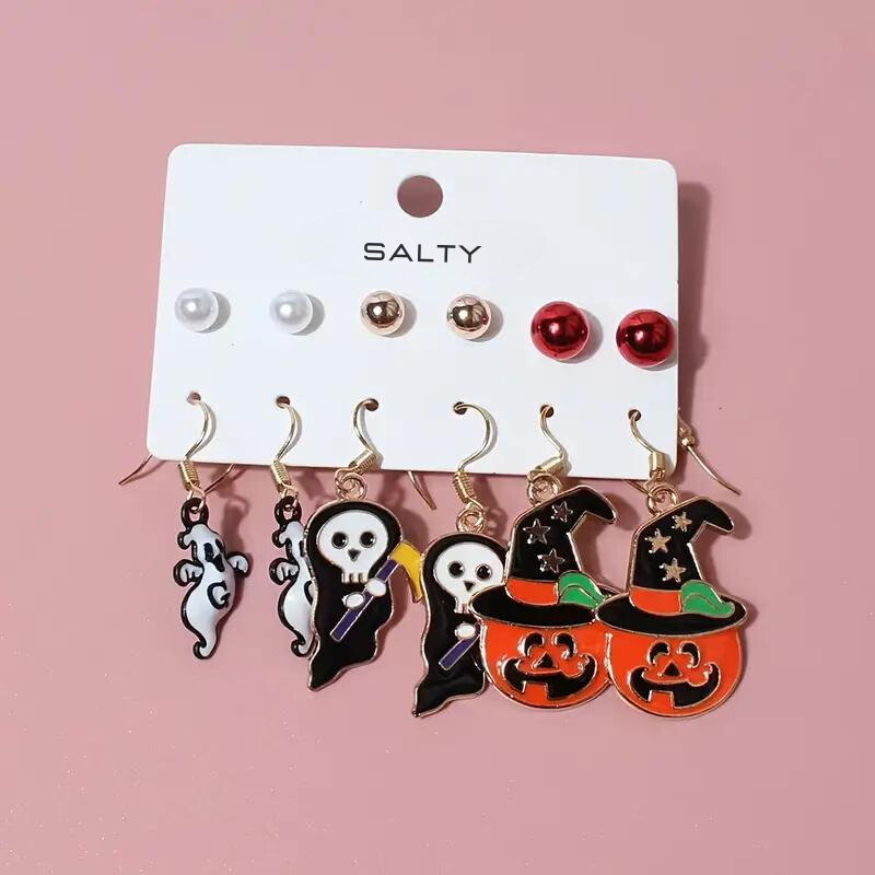 Set of 6 Beyond the Grave Earring Combo