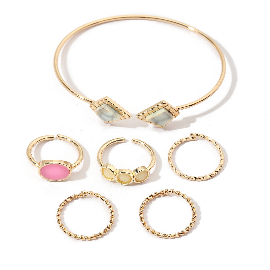 Set of Eternal Bracelet And Rings | Salty