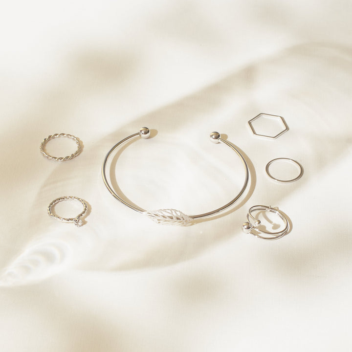 Set of Grumpy Bracelet And Rings