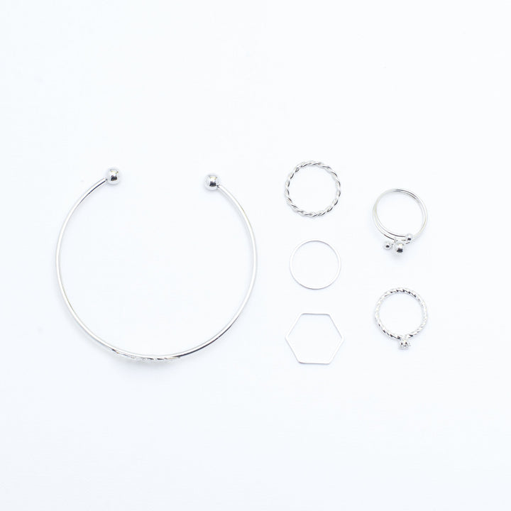 Set of Grumpy Bracelet And Rings