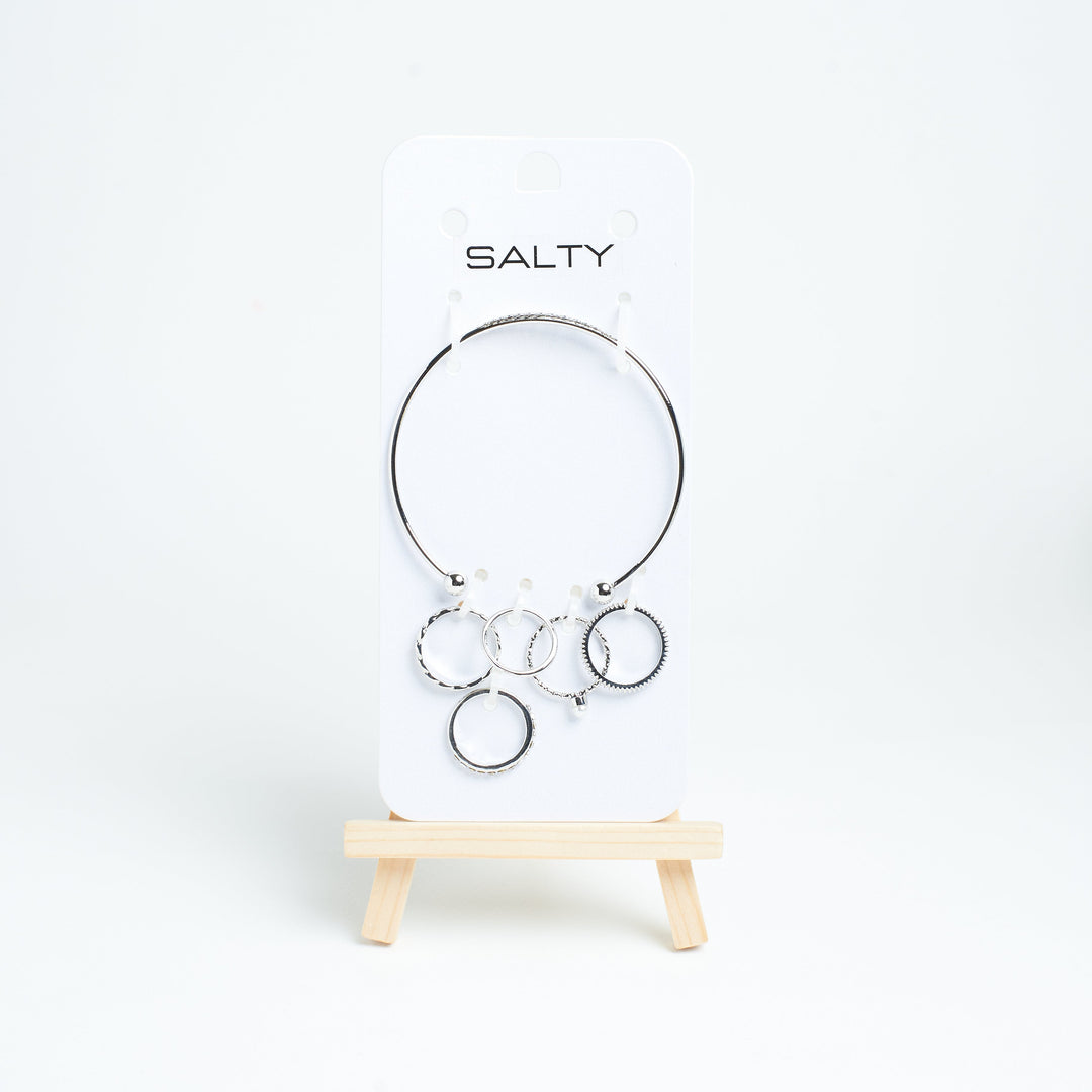 Set of Medow Bracelet And Rings - Salty Accessories