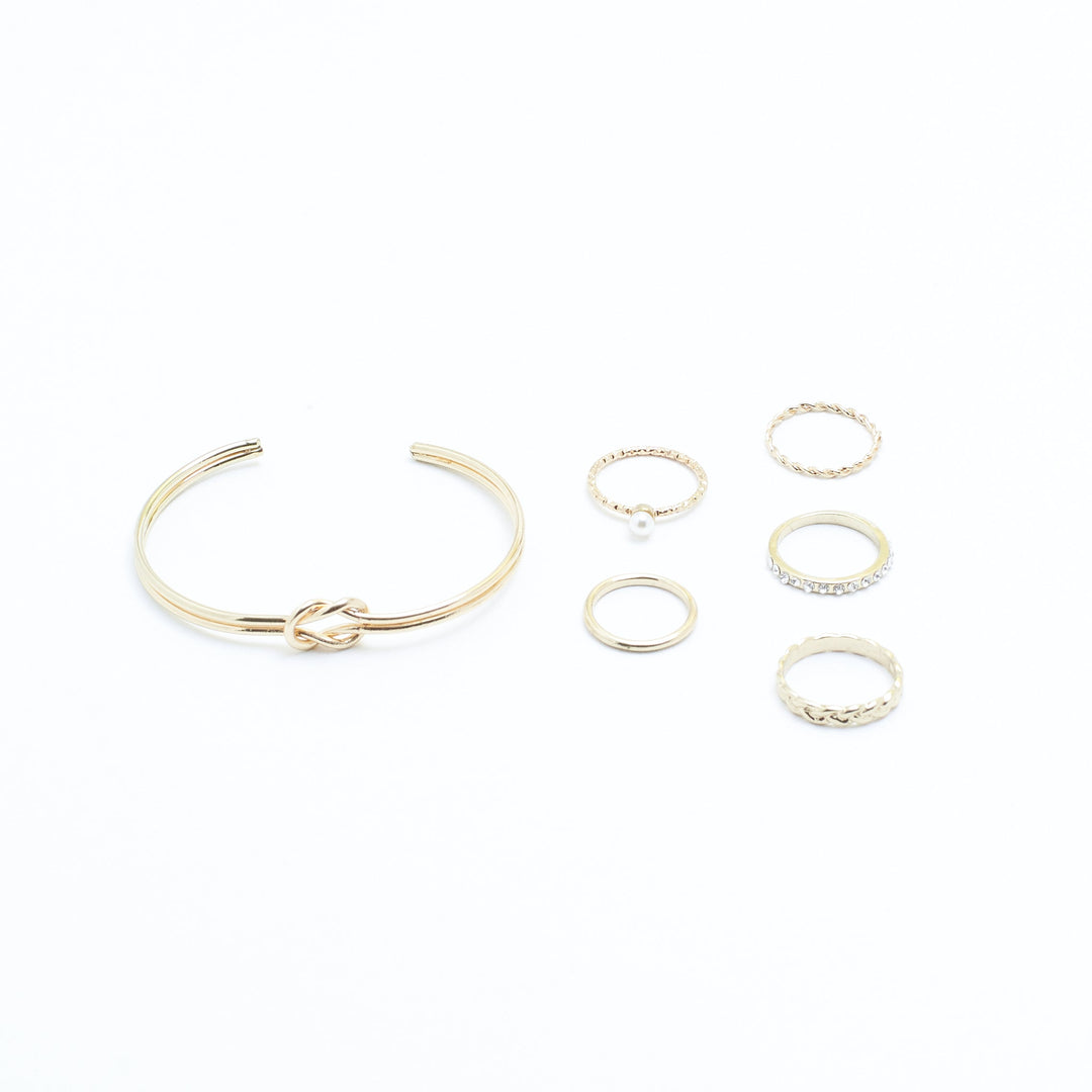 Set of Perch Bracelet And Rings