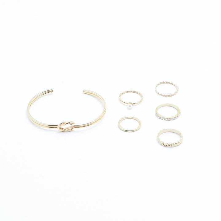 Set of Perch Bracelet And Rings
