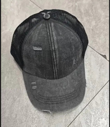 Shadow Edge Distressed Trucker Cap