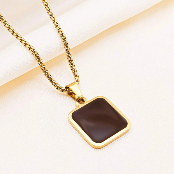 Shadowplate Pendant Necklace