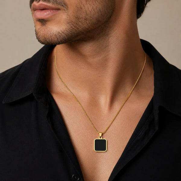 Shadowplate Pendant Necklace