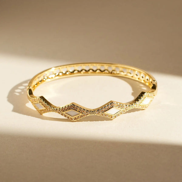 Sheen Diamond Bangle