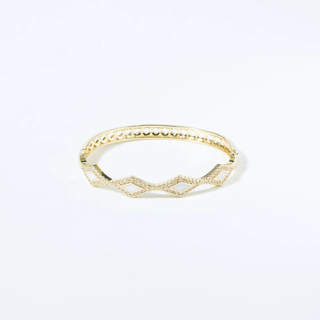 Sheen Diamond Bangle - Salty Accessories