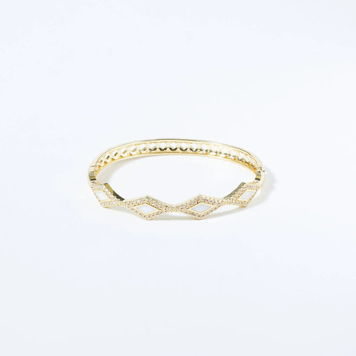 Sheen Diamond Bangle - Salty Accessories