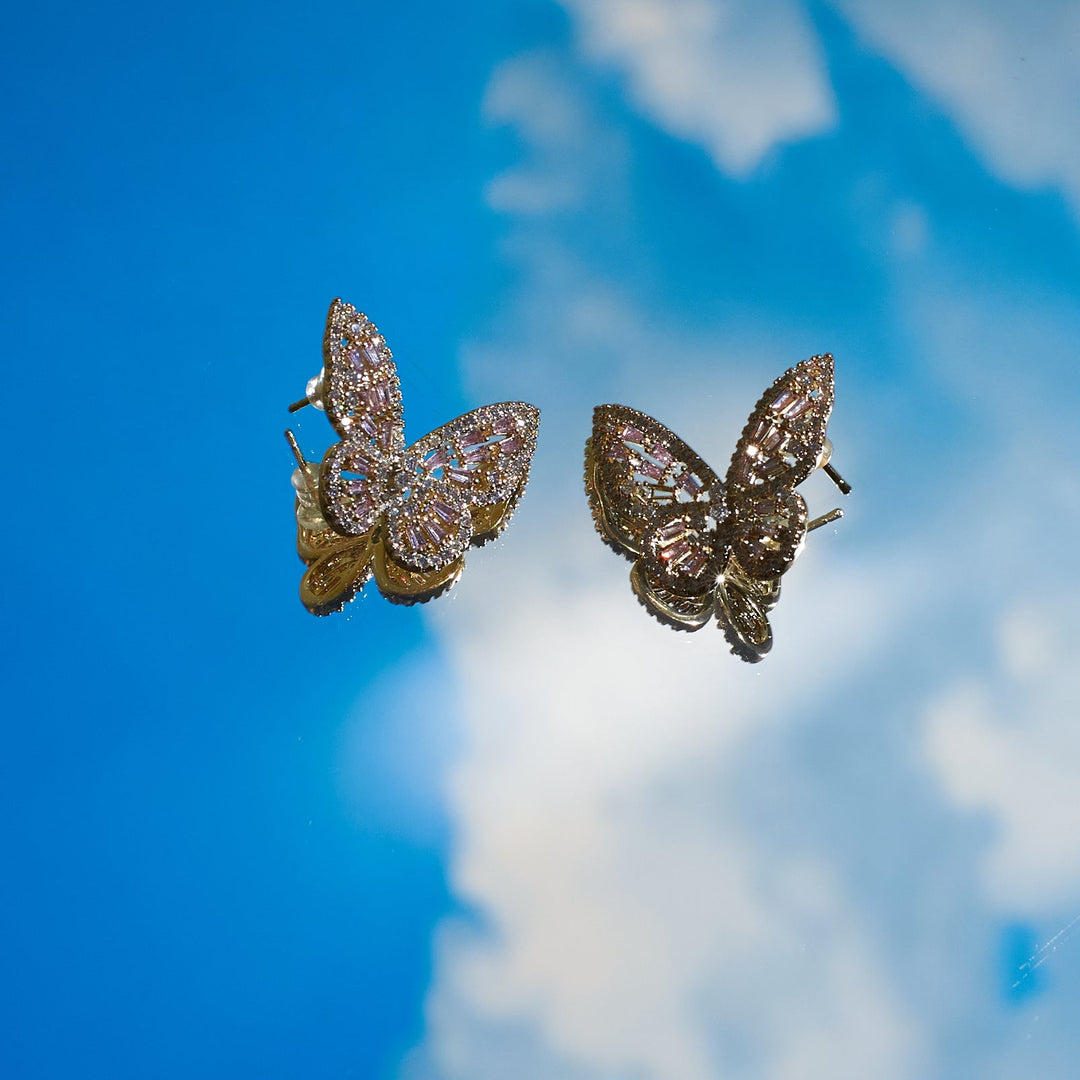 Shimmering Fly Earrings - Salty Accessories
