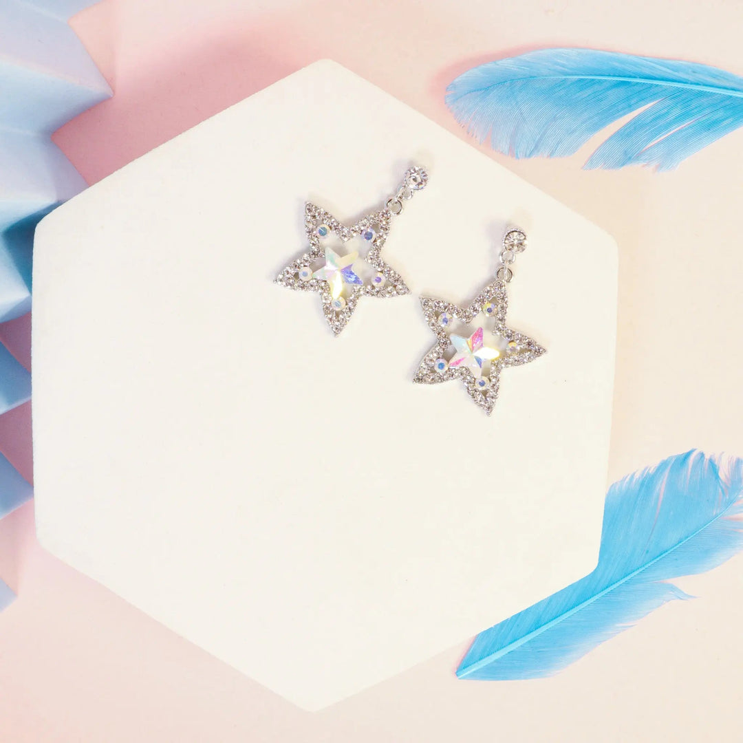 Shinning Star Cocktail Earrings - Salty Accessories