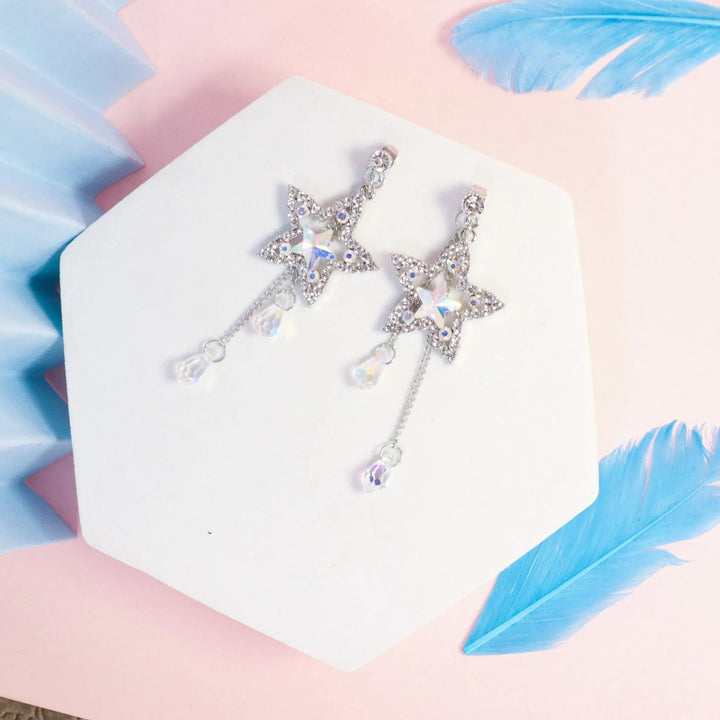 Shinning Star Cocktail Earrings - Salty Accessories