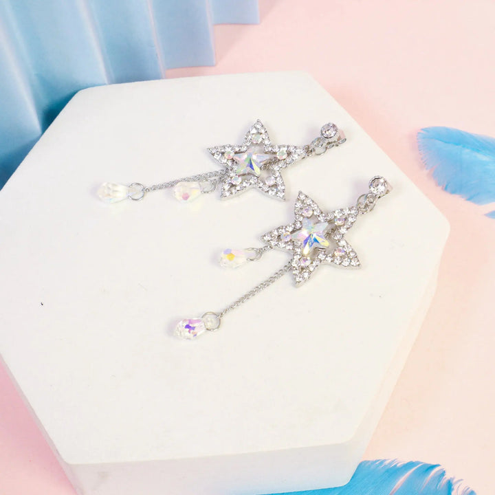 Shinning Star Cocktail Earrings - Salty Accessories
