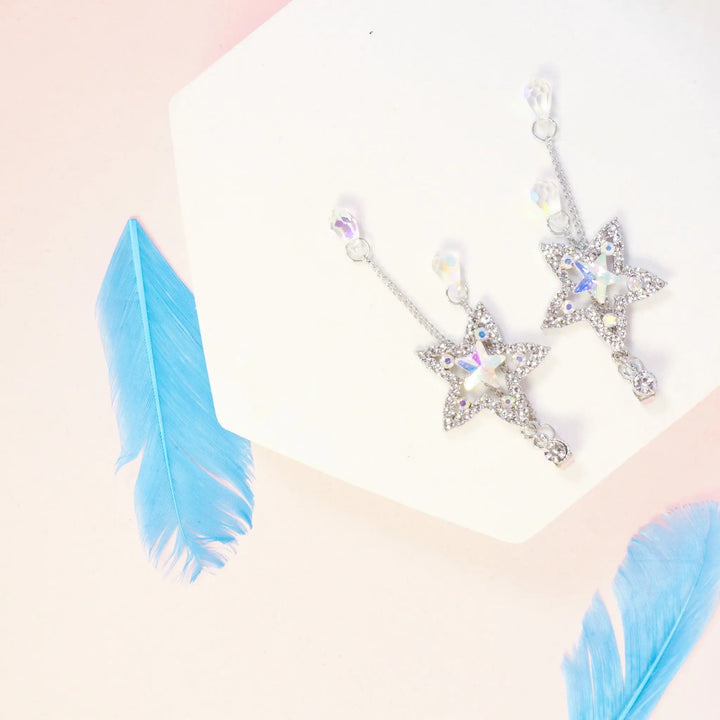 Shinning Star Cocktail Earrings - Salty Accessories