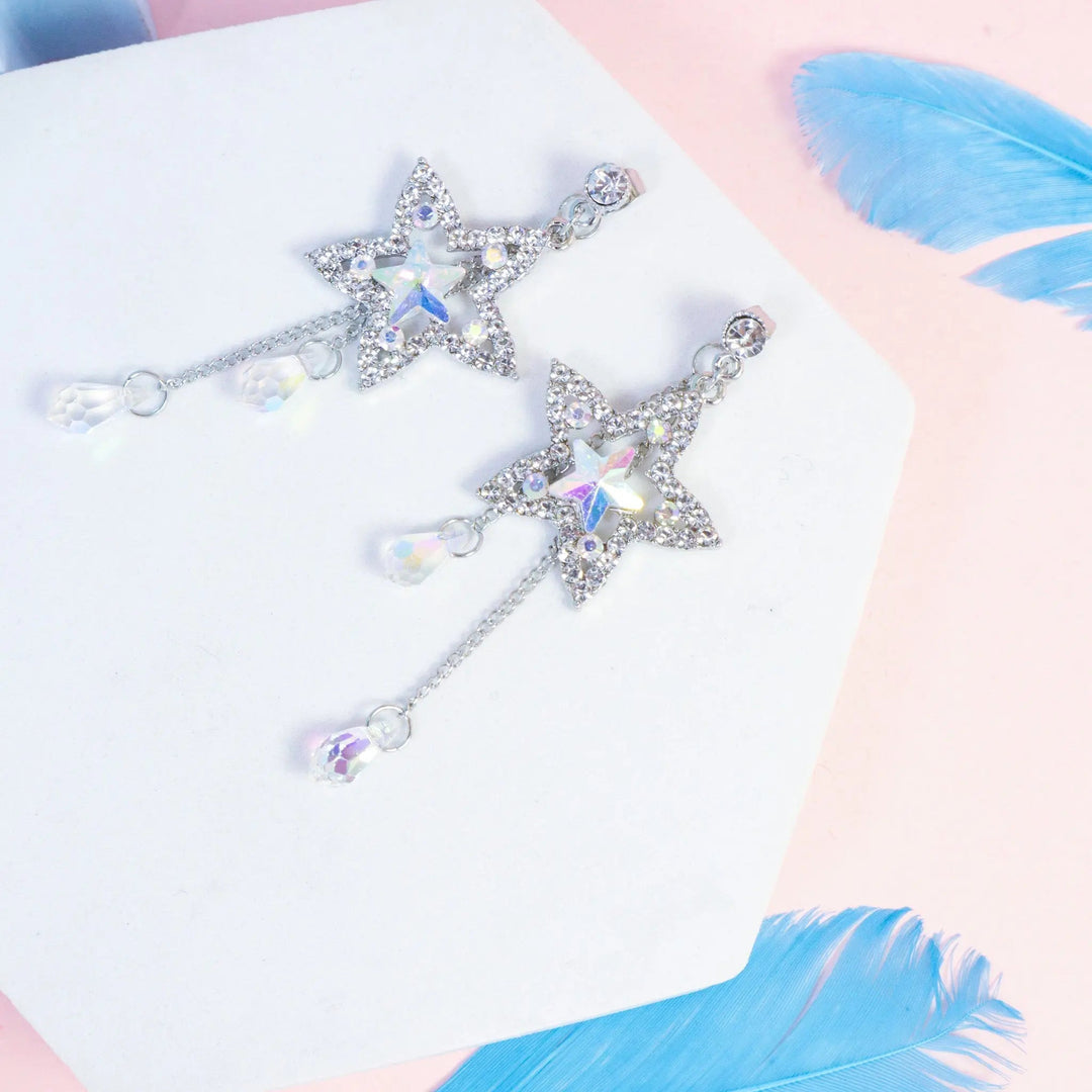 Shinning Star Cocktail Earrings - Salty Accessories