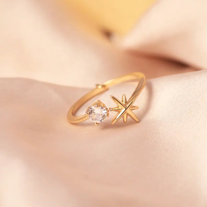 Shooting Star Golden Band - Salty Accessories