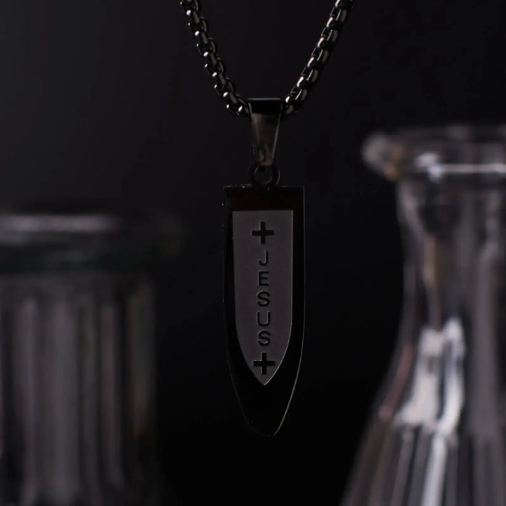 Shuriken Steel Chain - Black - Salty Accessories