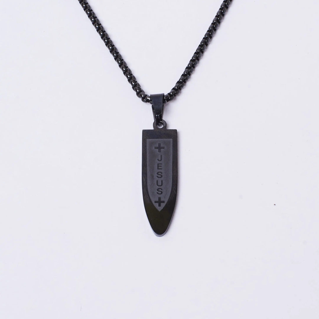 Shuriken Steel Chain - Black - Salty Accessories