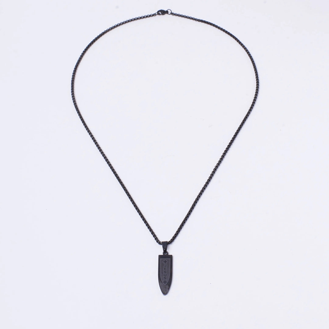 Shuriken Steel Chain - Black - Salty Accessories