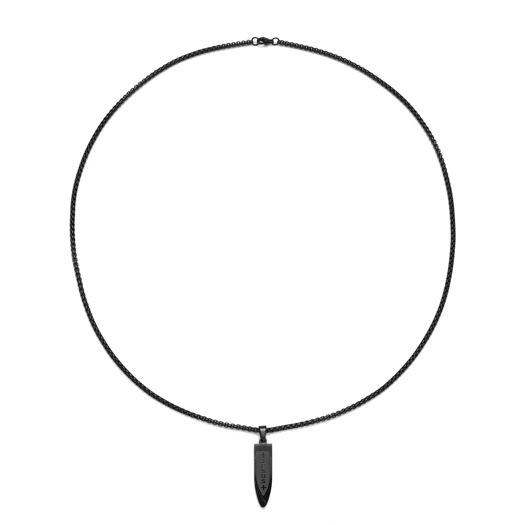 Shuriken Steel Chain - Black - Salty Accessories