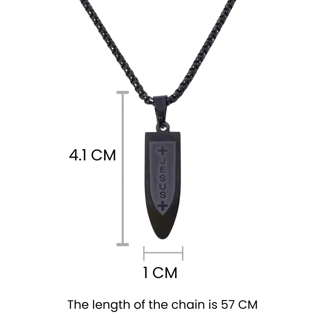 Shuriken Steel Chain - Black - Salty Accessories
