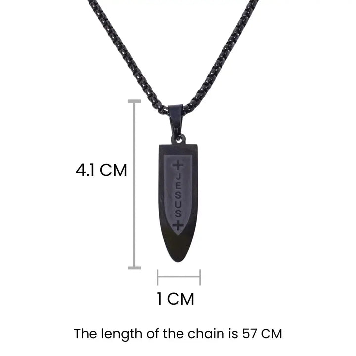 Shuriken Steel Chain - Black - Salty Accessories