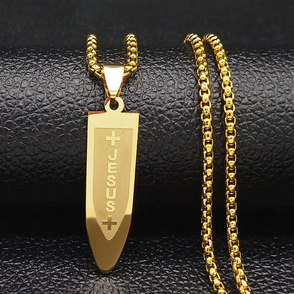 Shuriken Steel Chain - Golden