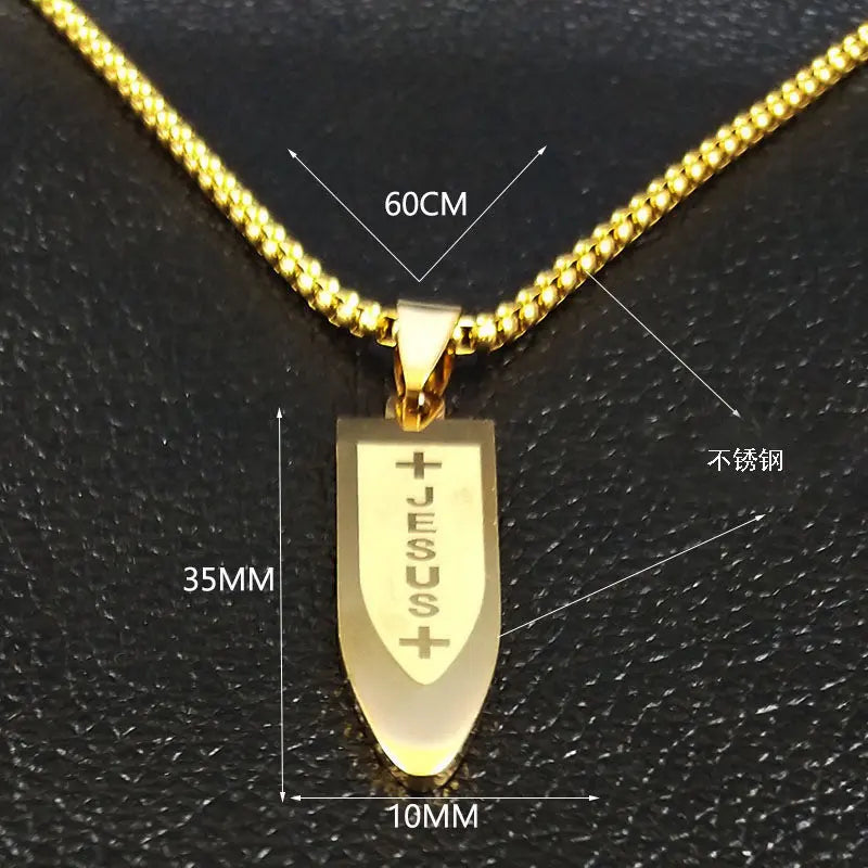 Shuriken Steel Chain - Golden - Salty Accessories