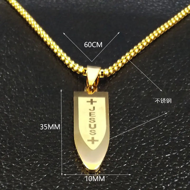Shuriken Steel Chain - Golden - Salty Accessories