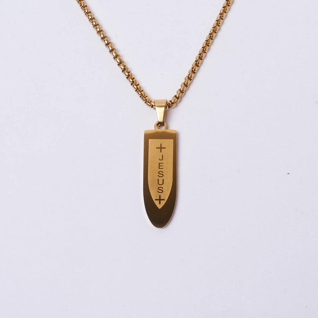 Shuriken Steel Chain - Golden - Salty Accessories