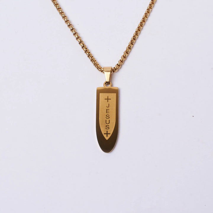 Shuriken Steel Chain - Golden - Salty Accessories