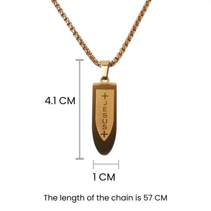 Shuriken Steel Chain - Golden - Salty Accessories