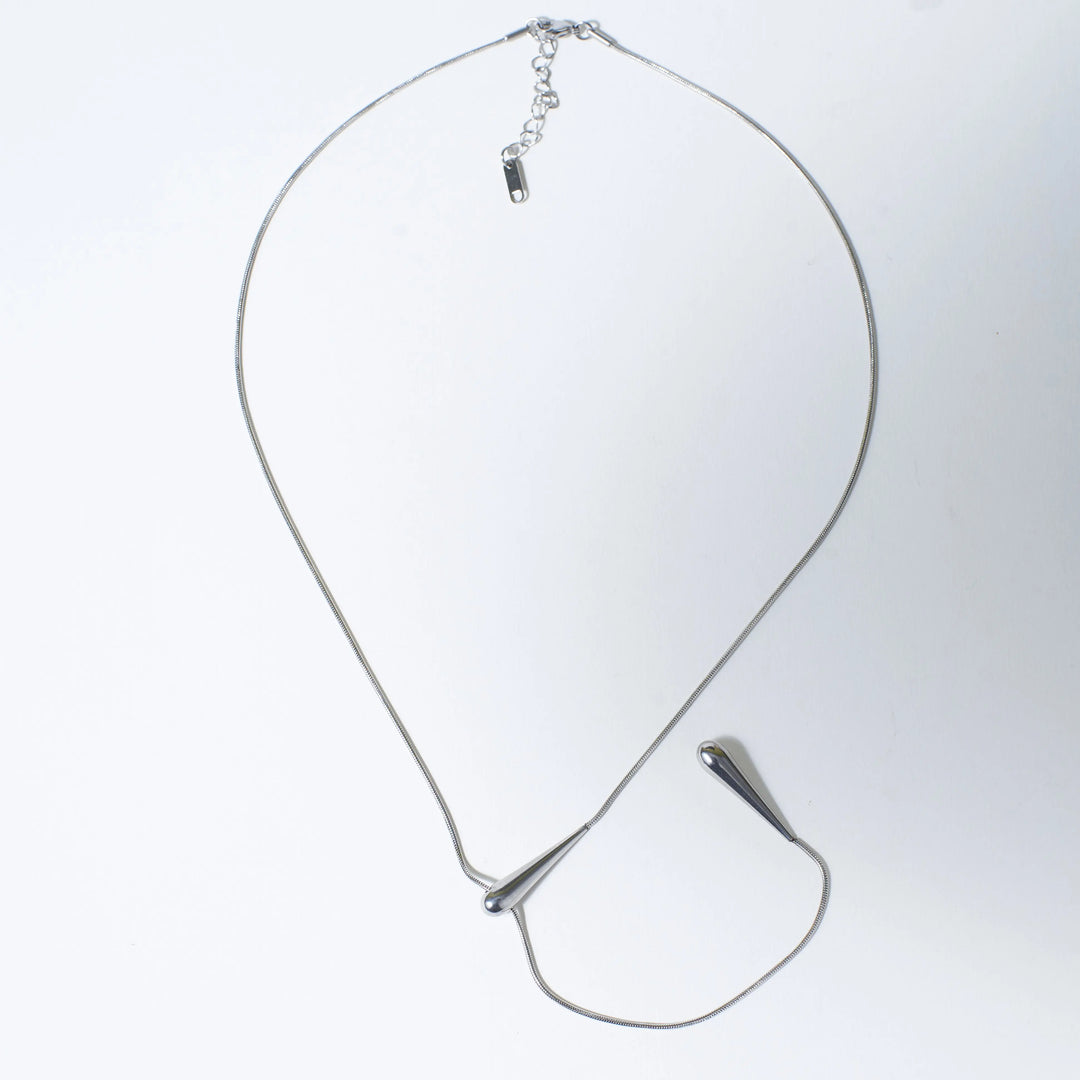Silken Lariat Necklace - Salty Accessories