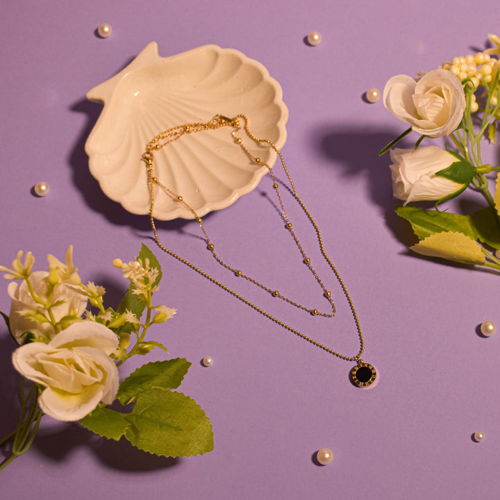 Silken Sheen Gold Necklace