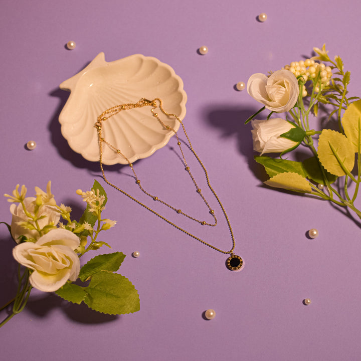 Silken Sheen Gold Necklace