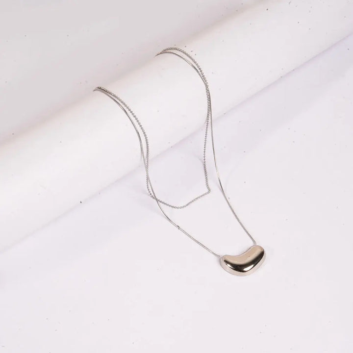 Silver Bean Necklace | Salty