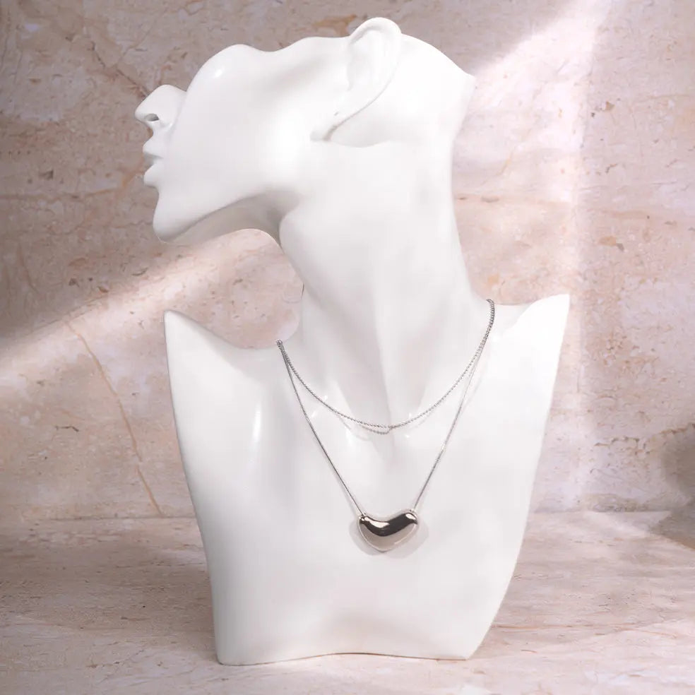 Silver Bean Necklace | Salty
