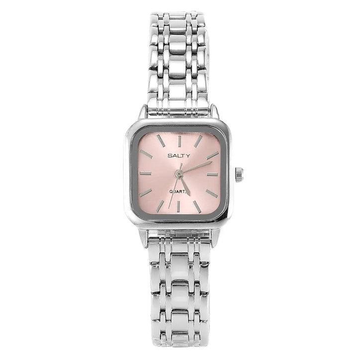 Silver Blush Watch Bracelet Stack | Salty